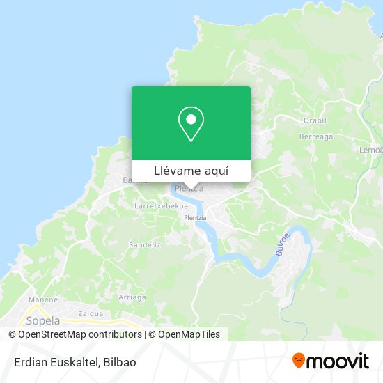 Mapa Erdian Euskaltel