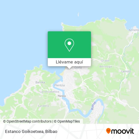 Mapa Estanco Goikoetxea