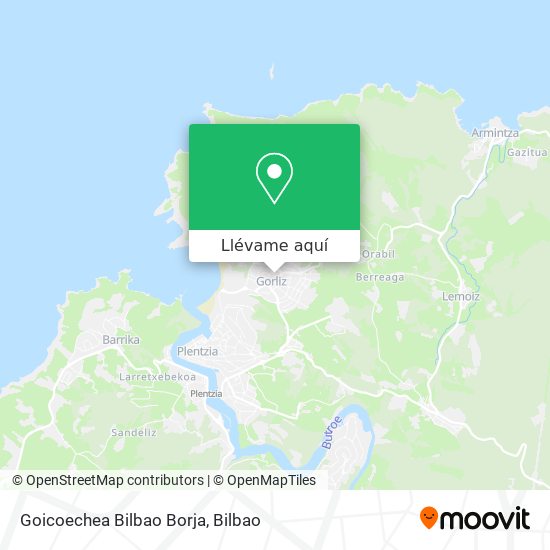Mapa Goicoechea Bilbao Borja