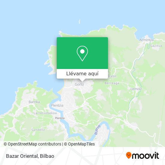 Mapa Bazar Oriental