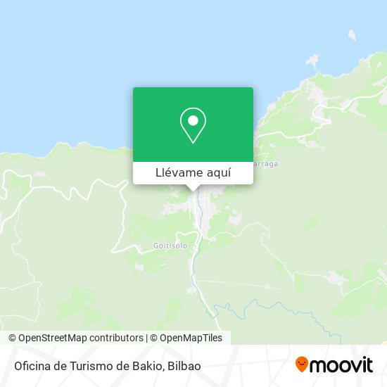 Mapa Oficina de Turismo de Bakio