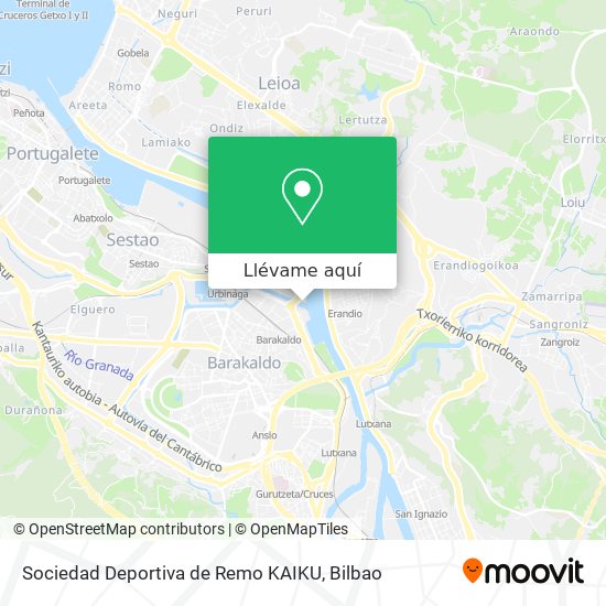 Mapa Sociedad Deportiva de Remo KAIKU