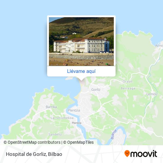 Mapa Hospital de Gorliz