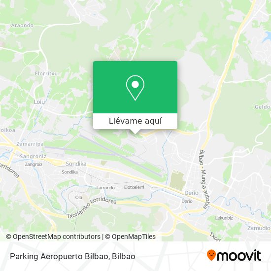 Mapa Parking Aeropuerto Bilbao