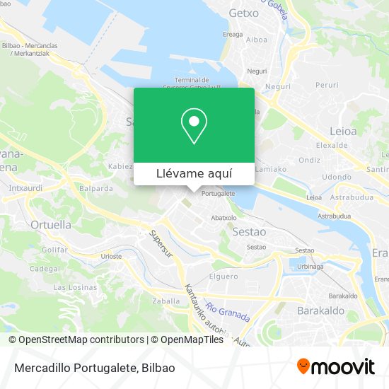 Mapa Mercadillo Portugalete
