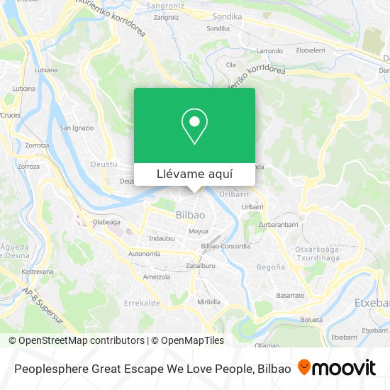 Mapa Peoplesphere Great Escape  We Love People