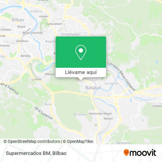 Mapa Supermercados BM