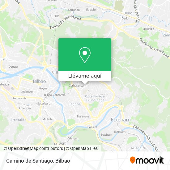Mapa Camino de Santiago