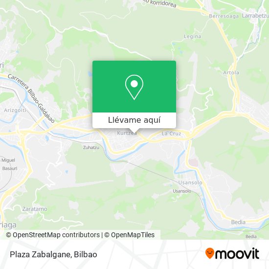 Mapa Plaza Zabalgane