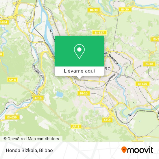 Mapa Honda Bizkaia