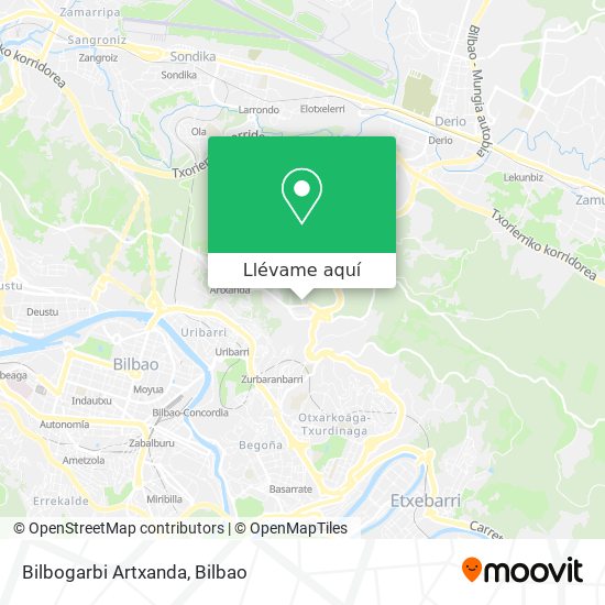Mapa Bilbogarbi Artxanda