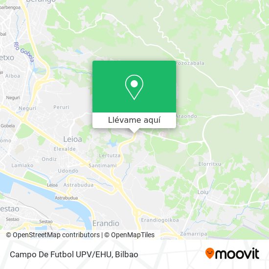 Mapa Campo De Futbol UPV/EHU