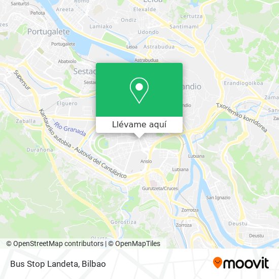 Mapa Bus Stop Landeta