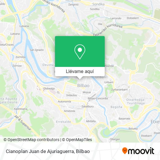 Mapa Cianoplan Juan de Ajuriaguerra