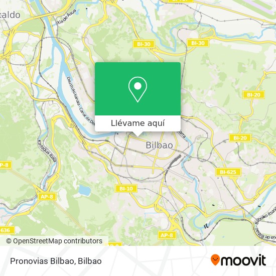 Mapa Pronovias Bilbao