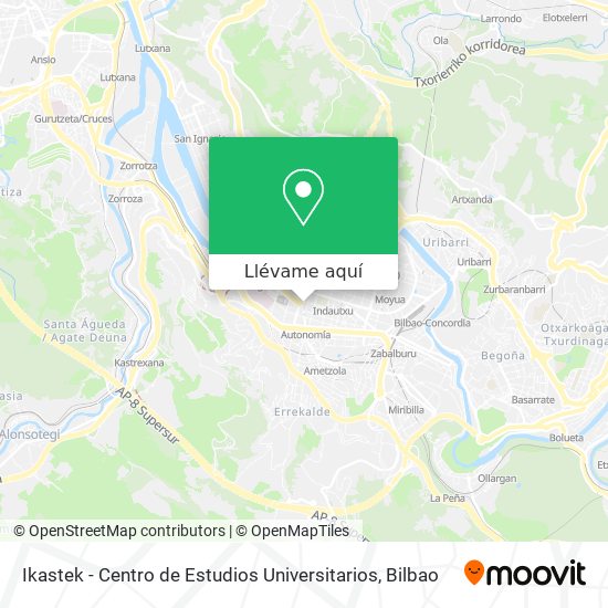 Mapa Ikastek - Centro de Estudios Universitarios