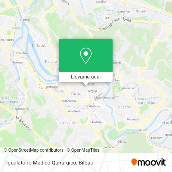 Mapa Igualatorio Médico Quirúrgico
