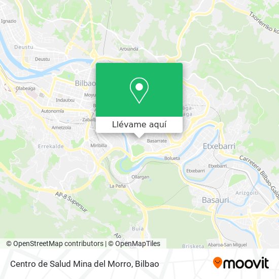 Mapa Centro de Salud Mina del Morro