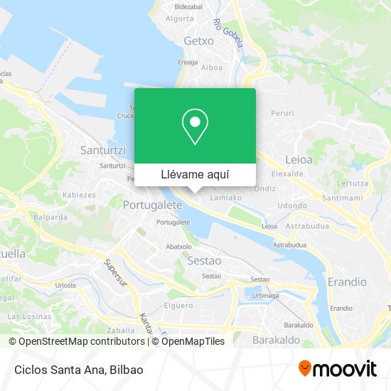 Mapa Ciclos Santa Ana