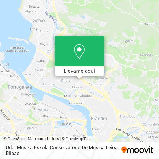 Mapa Udal Musika Eskola Conservatorio De Música Leioa