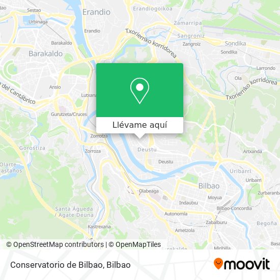 Mapa Conservatorio de Bilbao