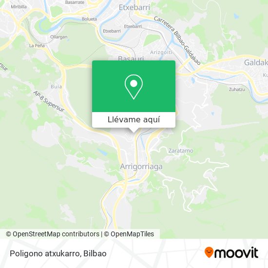 Mapa Poligono atxukarro