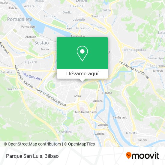 Mapa Parque San Luis
