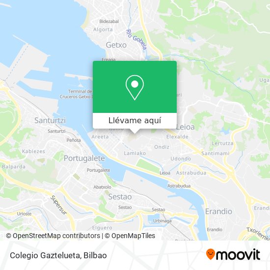 Mapa Colegio Gaztelueta