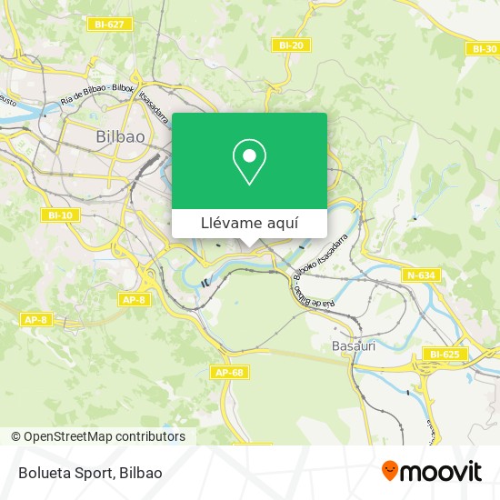 Mapa Bolueta Sport