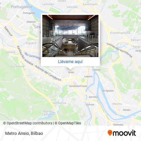 Mapa Metro Ansio