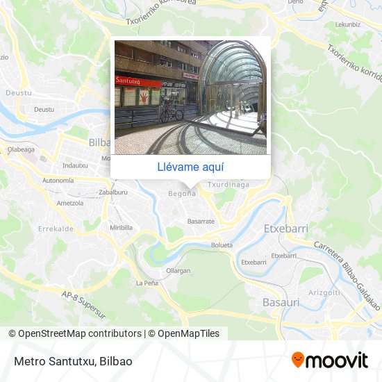 Mapa Metro Santutxu