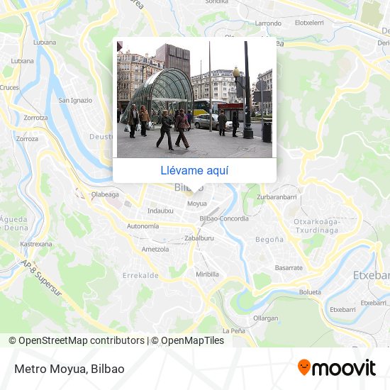 Mapa Metro Moyua