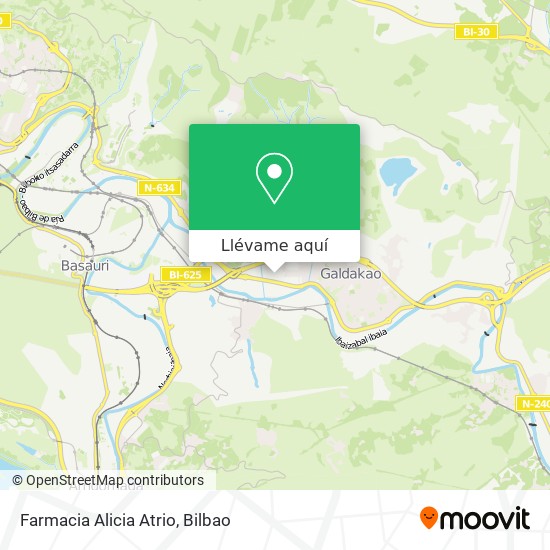 Mapa Farmacia Alicia Atrio