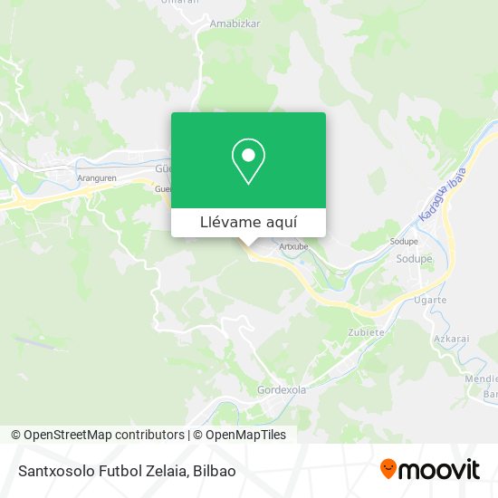 Mapa Santxosolo Futbol Zelaia