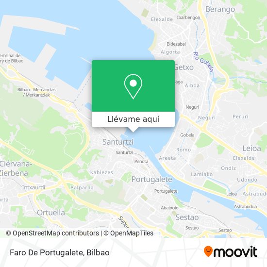 Mapa Faro De Portugalete