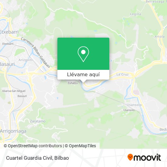 Mapa Cuartel Guardia Civil