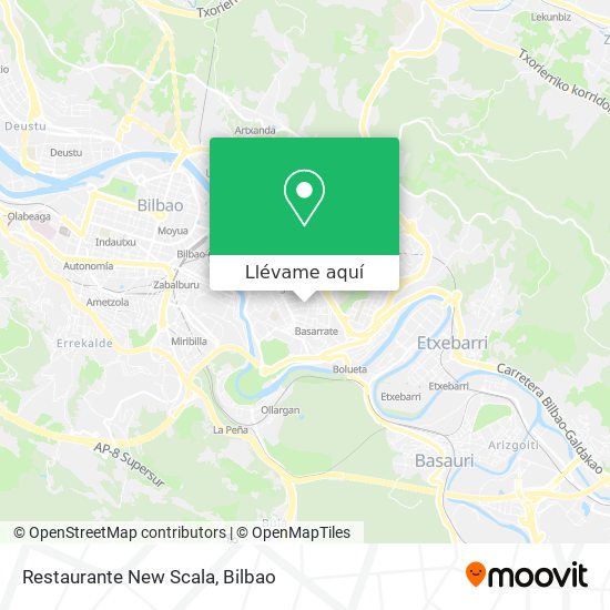 Mapa Restaurante New Scala
