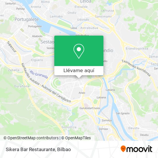 Mapa Sikera Bar Restaurante