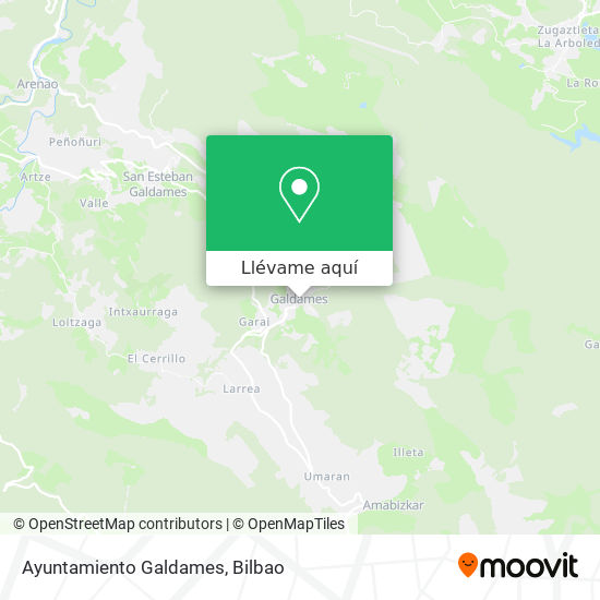 Mapa Ayuntamiento Galdames