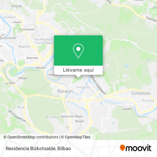 Mapa Residencia Bizkotxalde