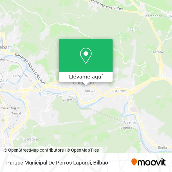 Mapa Parque Municipal De Perros Lapurdi