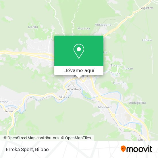 Mapa Erreka Sport