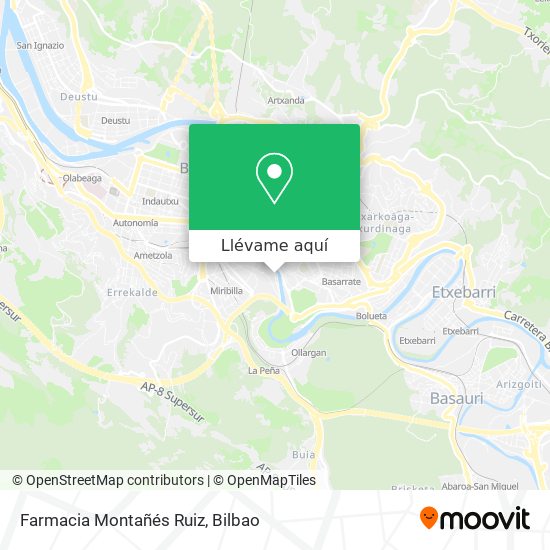 Mapa Farmacia Montañés Ruiz