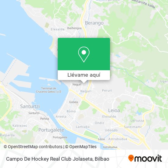 Mapa Campo De Hockey Real Club Jolaseta