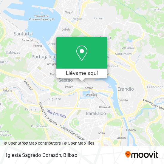 Mapa Iglesia Sagrado Corazón