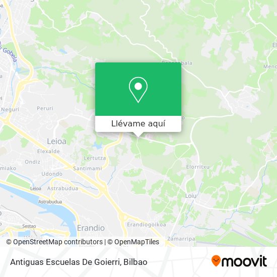 Mapa Antiguas Escuelas De Goierri