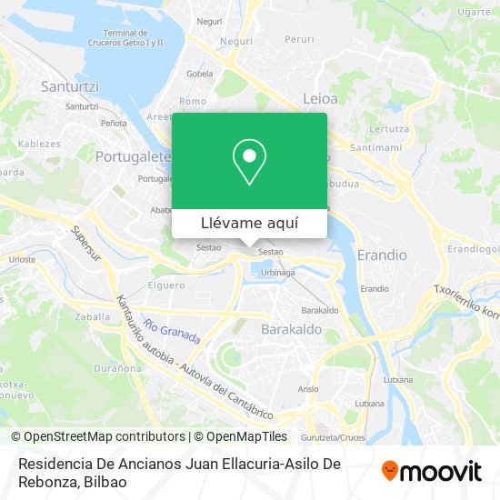 Mapa Residencia De Ancianos Juan Ellacuria-Asilo De Rebonza