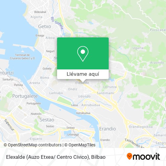 Mapa Elexalde (Auzo Etxea/ Centro Cívico)