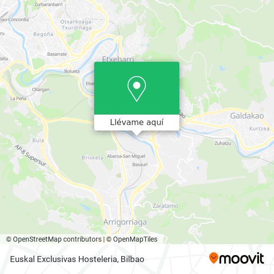 Mapa Euskal Exclusivas Hosteleria