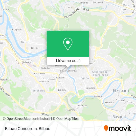 Mapa Bilbao Concordia